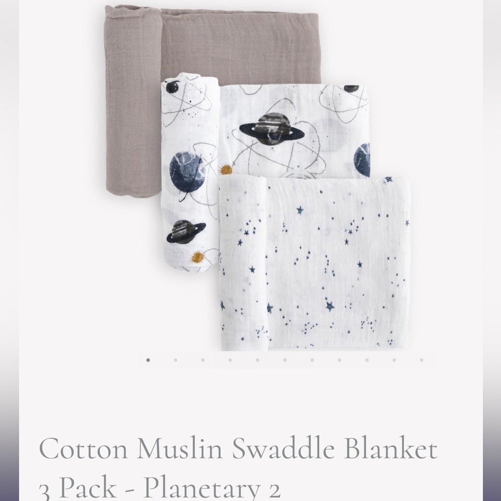 Little unicorn cotton swaddles Planetary 2